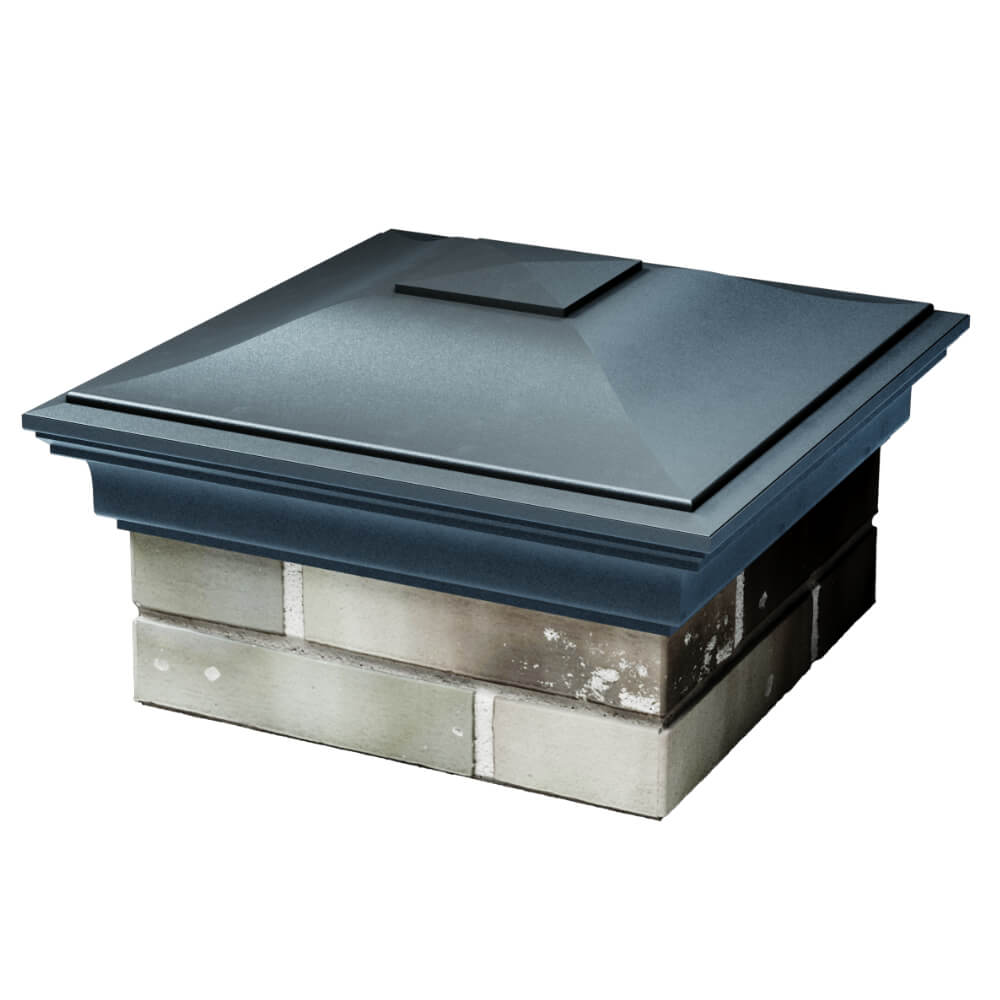 Колпак Zking Монблан Серый на столб 1.5х1.5 кирпича (385х385мм) в Канске фото