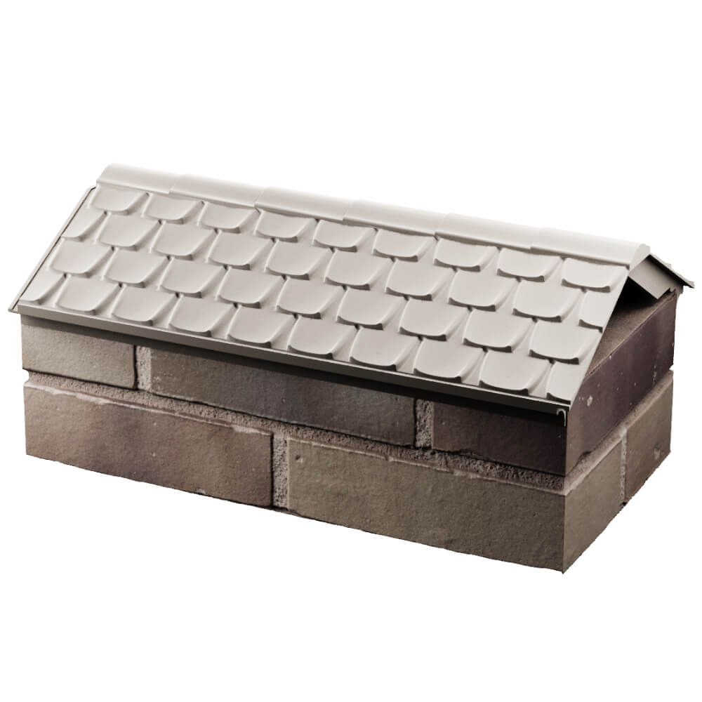 Парапет Zking Эльбрус Бежевый с посадкой на 1 кирпич (255мм) в Канске фото