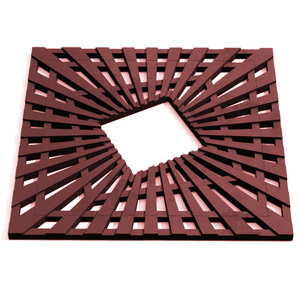 Приствольная решетка для дерева ZKING ATMOSPHERE 1.2х1.2м Коричневая Канск фото