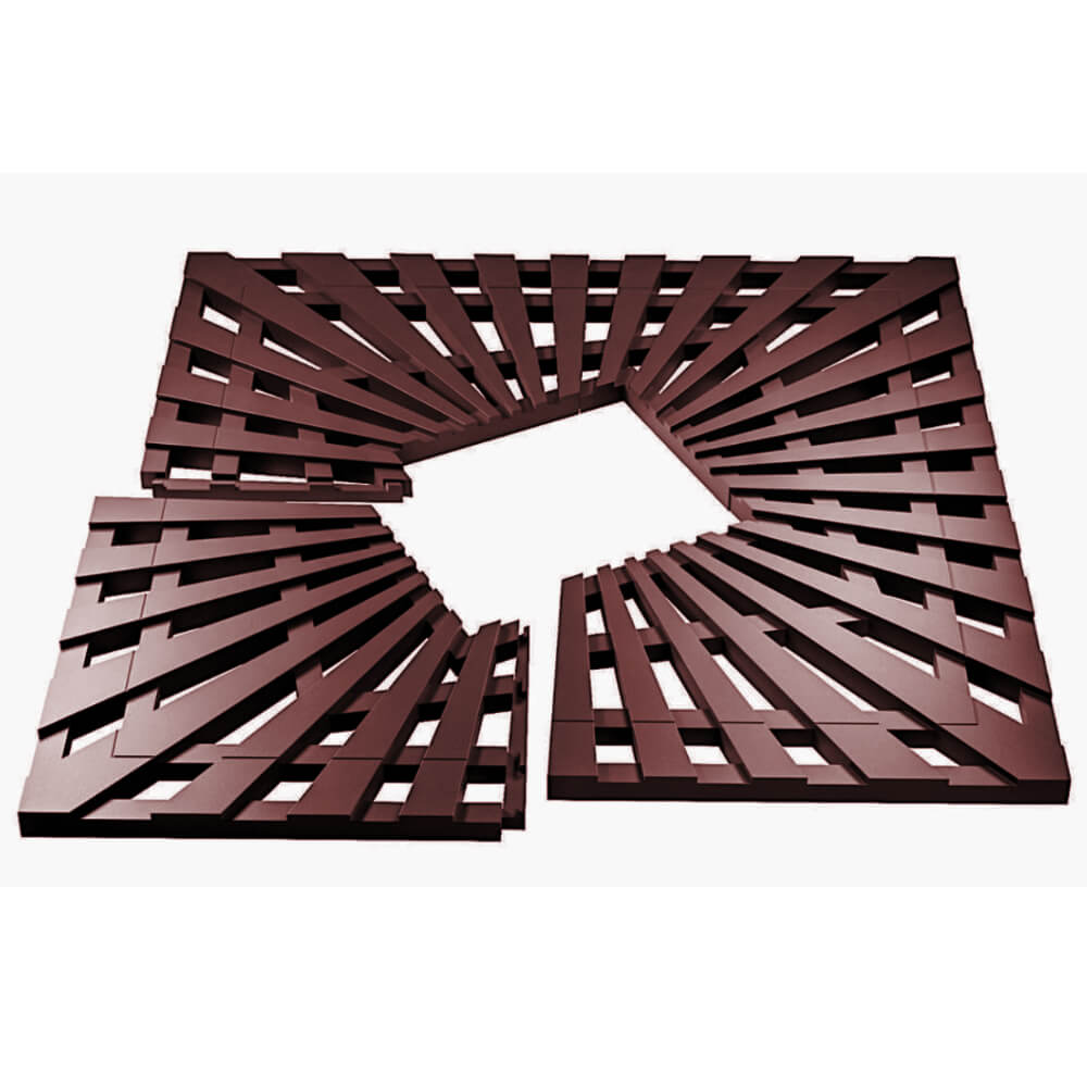 Приствольная решетка для дерева ZKING ATMOSPHERE 1.2х1.2м Коричневая в Канске фото