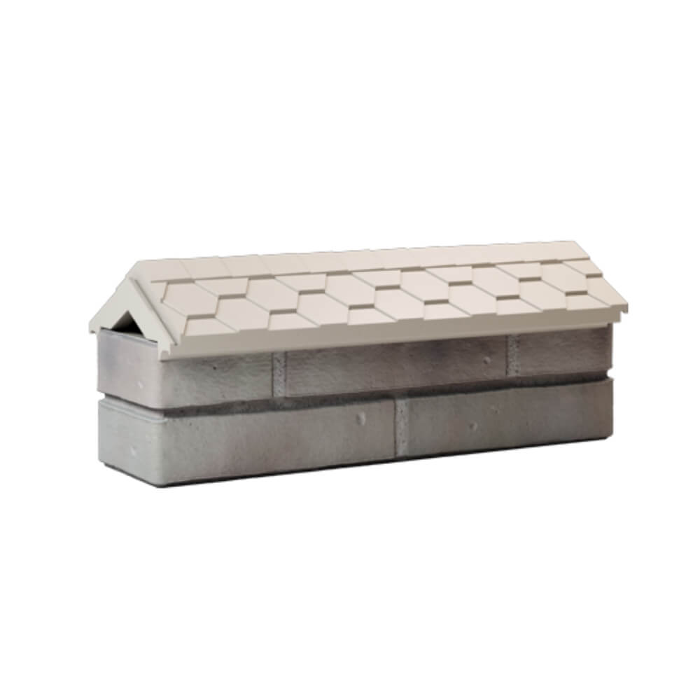 Парапет Zking Эверест Бежевый с посадкой на 0.5 кирпича (130мм) Канск фото