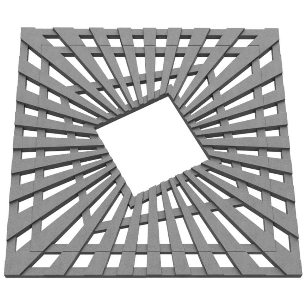 Приствольная решетка для дерева ZKING ATMOSPHERE 1.2х1.2м Серая в Канске фото