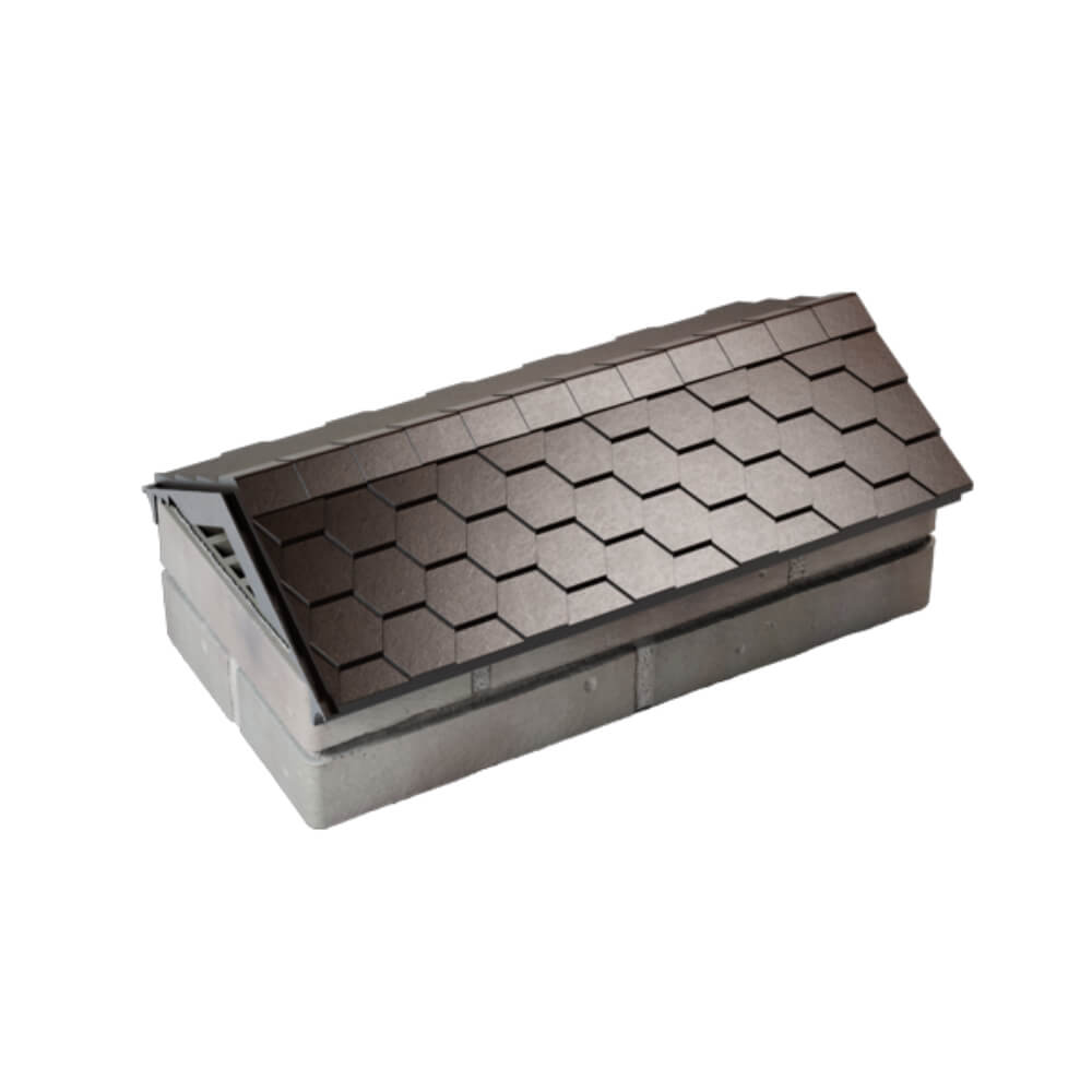 Парапет Zking Эверест Коричневый с посадкой на 1 кирпич (200/225/255мм) в Канске фото