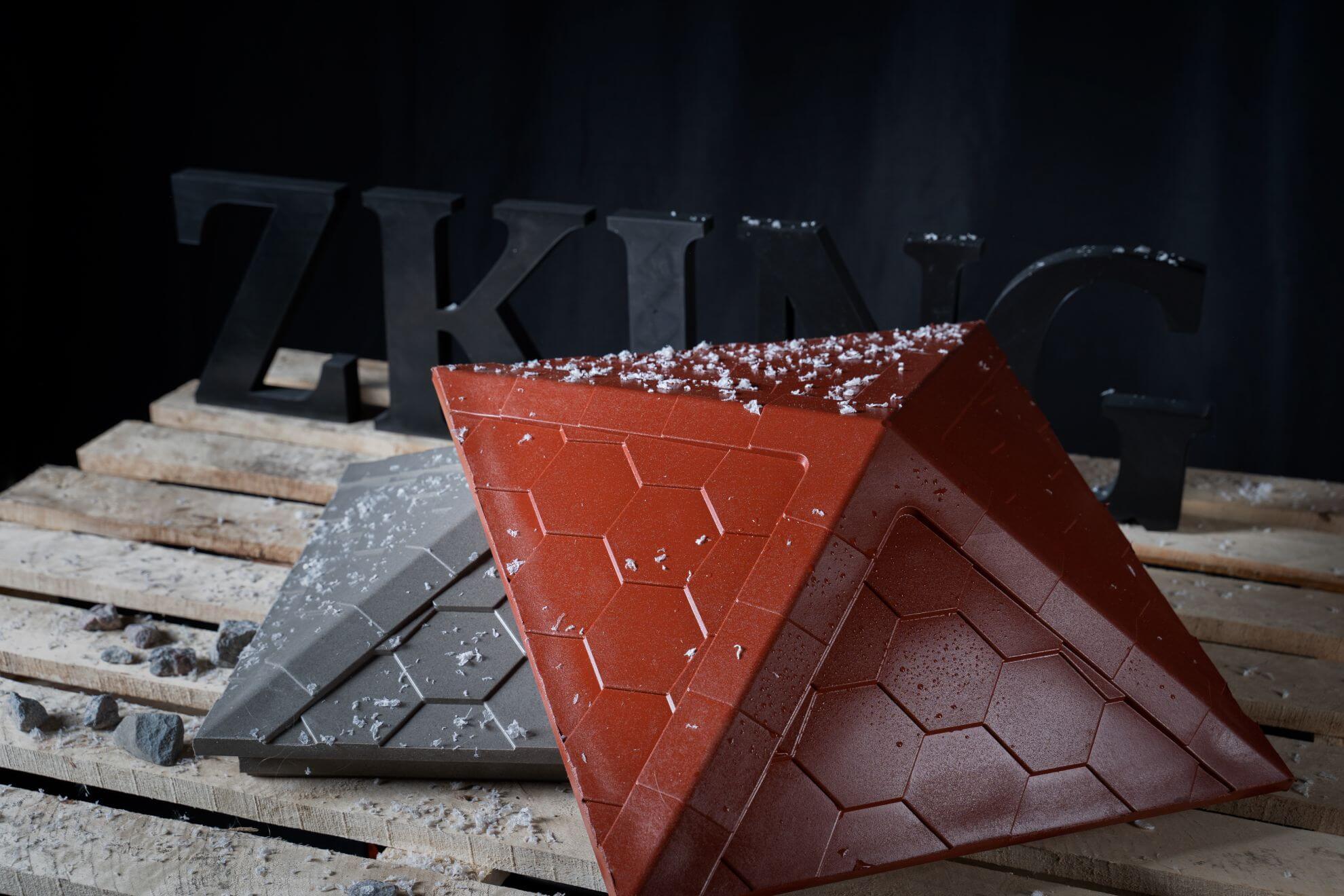 Колпак Zking Эверест Красный на столб 1.5х1.5 кирпича (390х390мм) в Канске фото