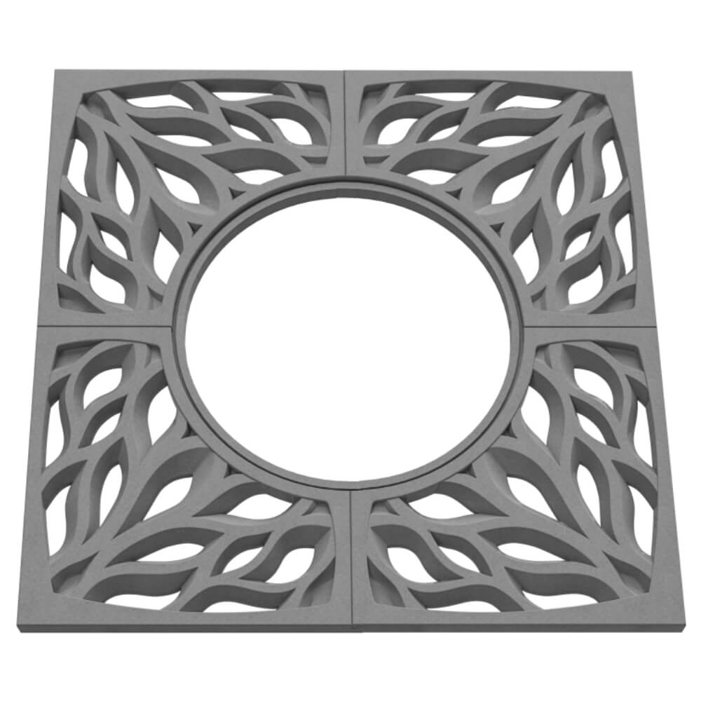 Приствольная решетка для дерева ZKING CRUST 1.2х1.2м Серая в Канске фото