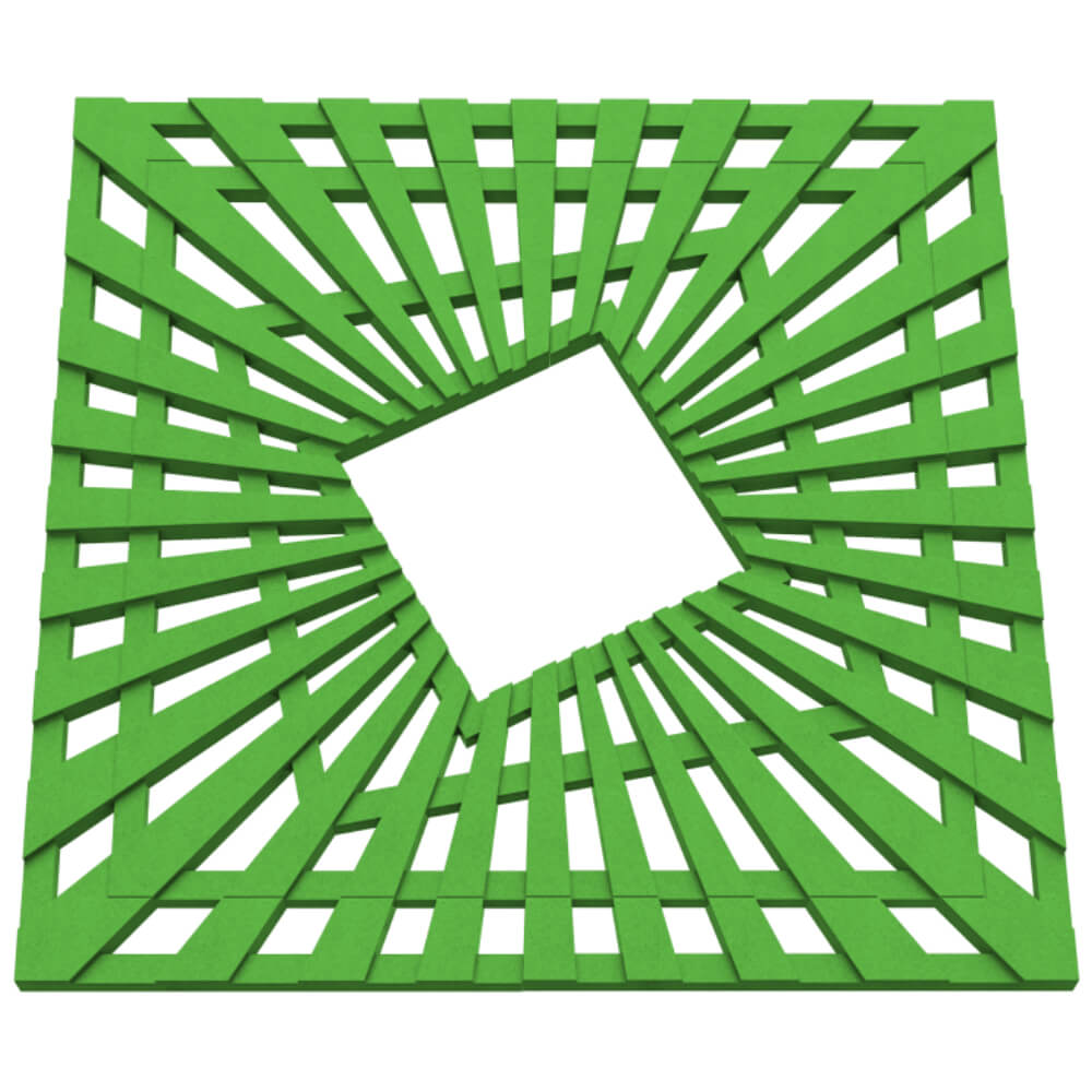 Приствольная решетка для дерева ZKING ATMOSPHERE 1.2х1.2м Зеленая в Канске фото