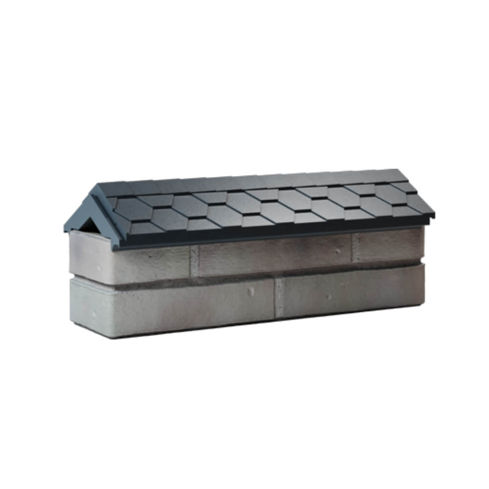 Парапет Zking Эверест Серый с посадкой на 0.5 кирпича (130мм) Канск фото