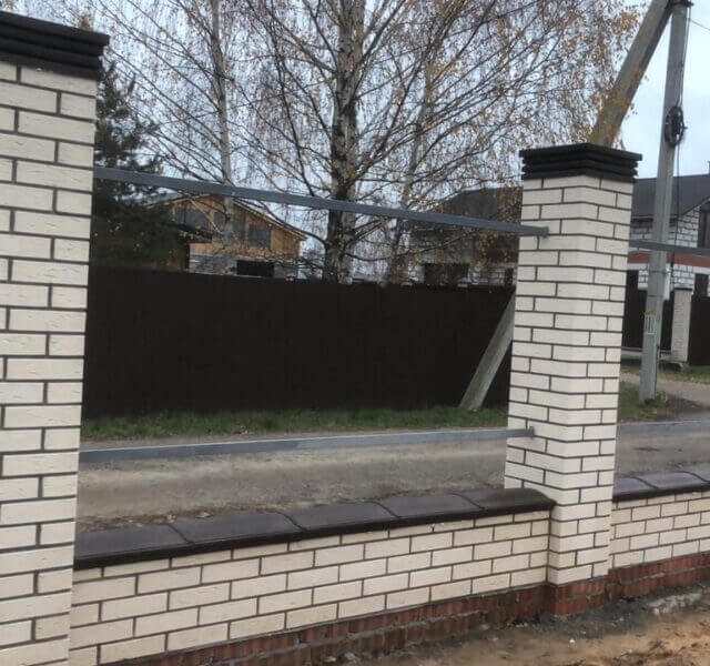 Колпак Zking Бона ХайТек Коричневый на столб 1.5х1.5 кирпича (385х385мм) в Канске фото