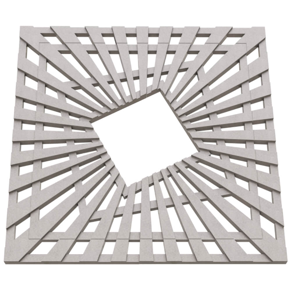 Приствольная решетка для дерева ZKING ATMOSPHERE 1.2х1.2м Бежевая в Канске фото