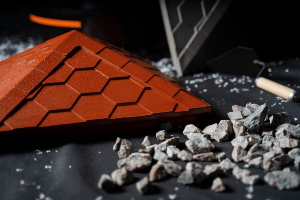 Колпак Zking Эверест Красный на столб 1.5х1.5 кирпича (390х390мм) в Канске фото