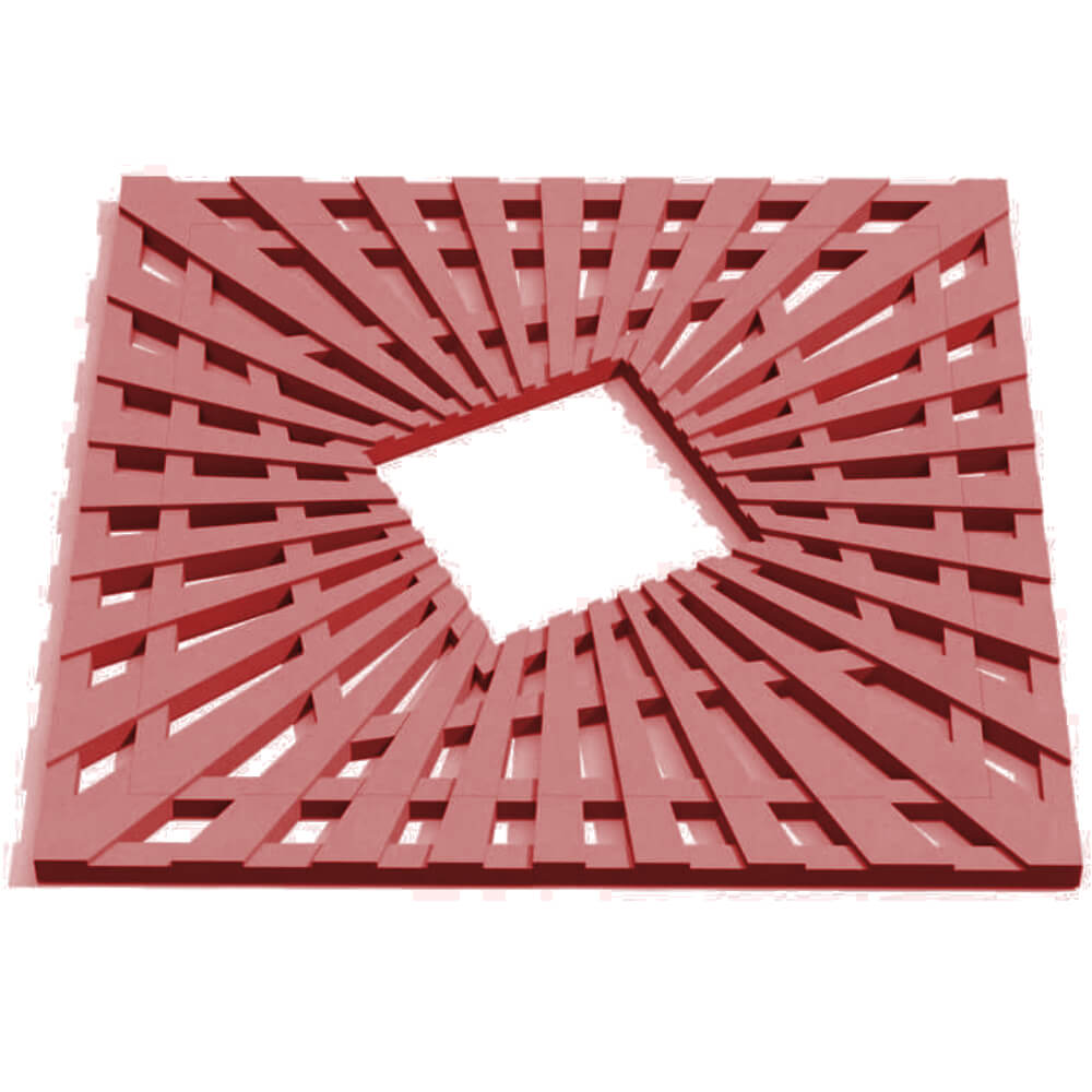 Приствольная решетка для дерева ZKING ATMOSPHERE 1.2х1.2м Красная Канск фото