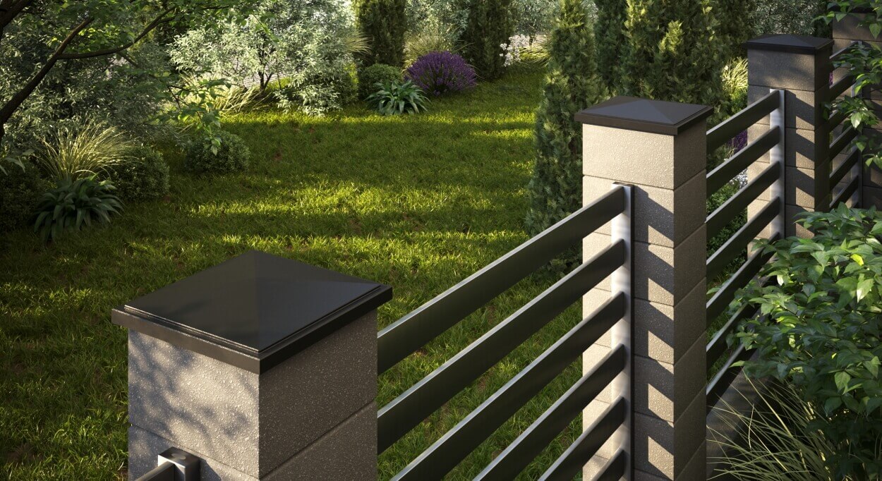 Колпак Zking БонаМоно Коричневый на столб 1.5х1.5 кирпича (385х385, 400х400мм) в Канске фото