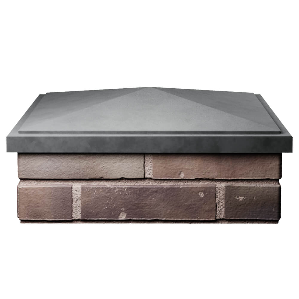 Колпак Zking БонаМоно Серый на столб 2х2 кирпича (515х515, 530х530мм) Канск фото