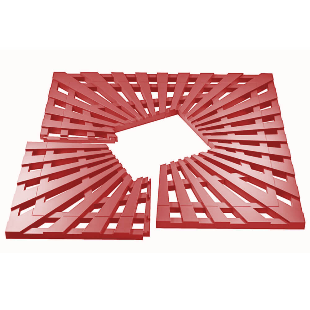 Приствольная решетка для дерева ZKING ATMOSPHERE 1.2х1.2м Красная в Канске фото