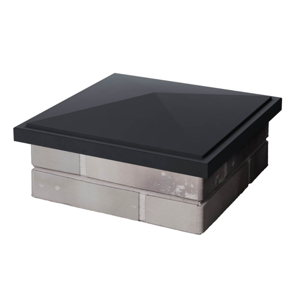 Колпак Zking БонаМоно Серый на столб 1.5х1.5 кирпича (385х385, 400х400мм) в Канске фото