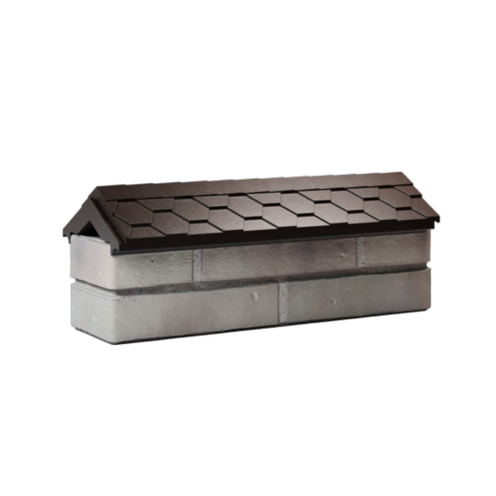 Парапет Zking Эверест Коричневый с посадкой на 0.5 кирпича (130мм) Канск фото